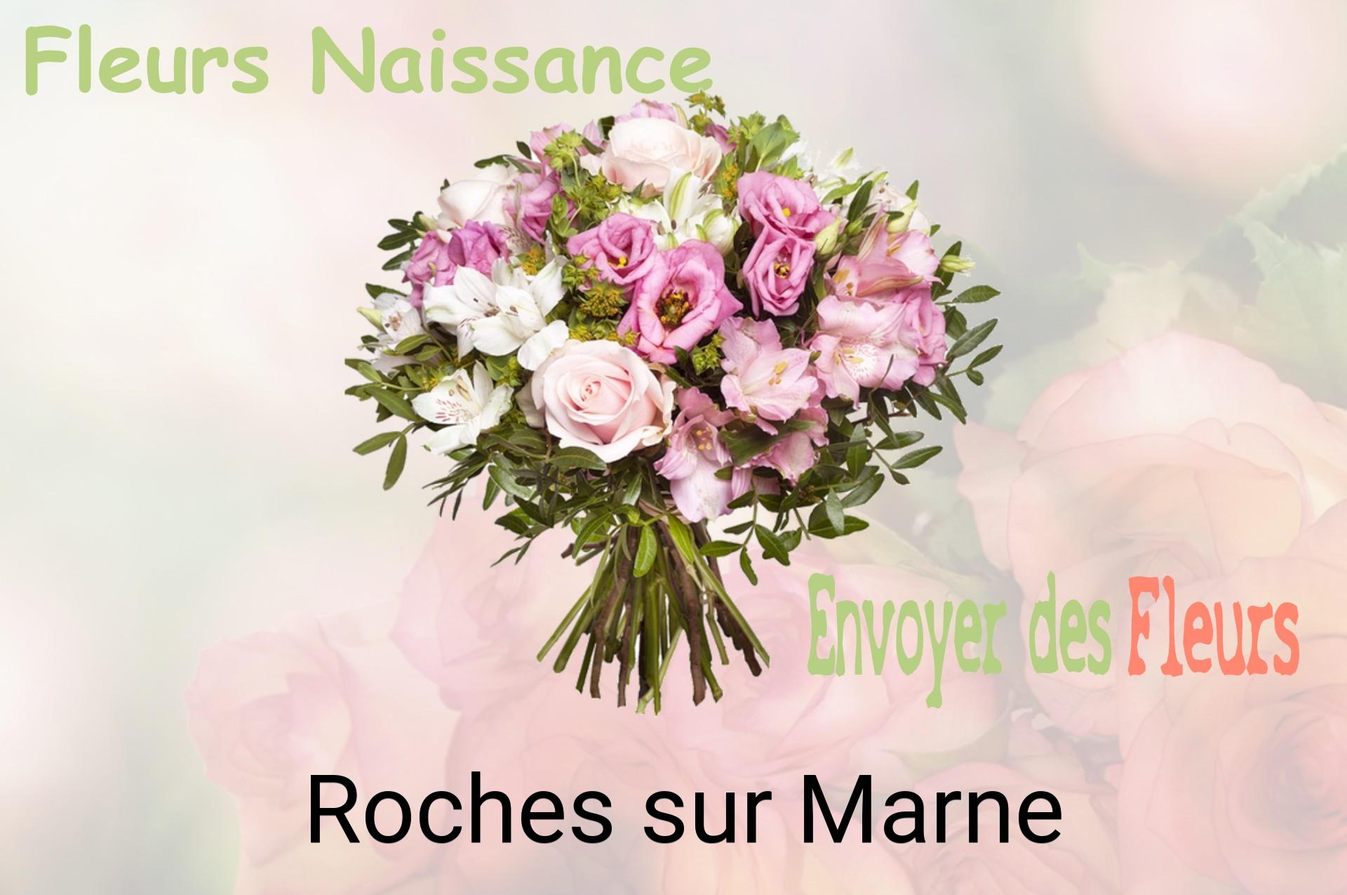 Bouquet de fleurs de naissance livré à Roches-sur-Marne